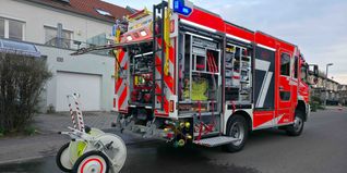 Die Feuerwehr musste am frühen Abend ausrücken.